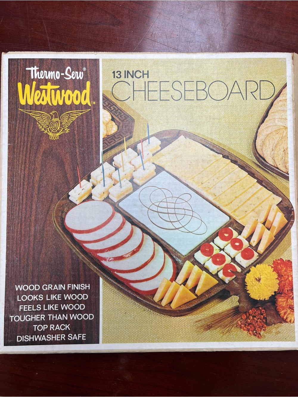 Vintage Thermo-Serv Westwood Cheeseboard NIB